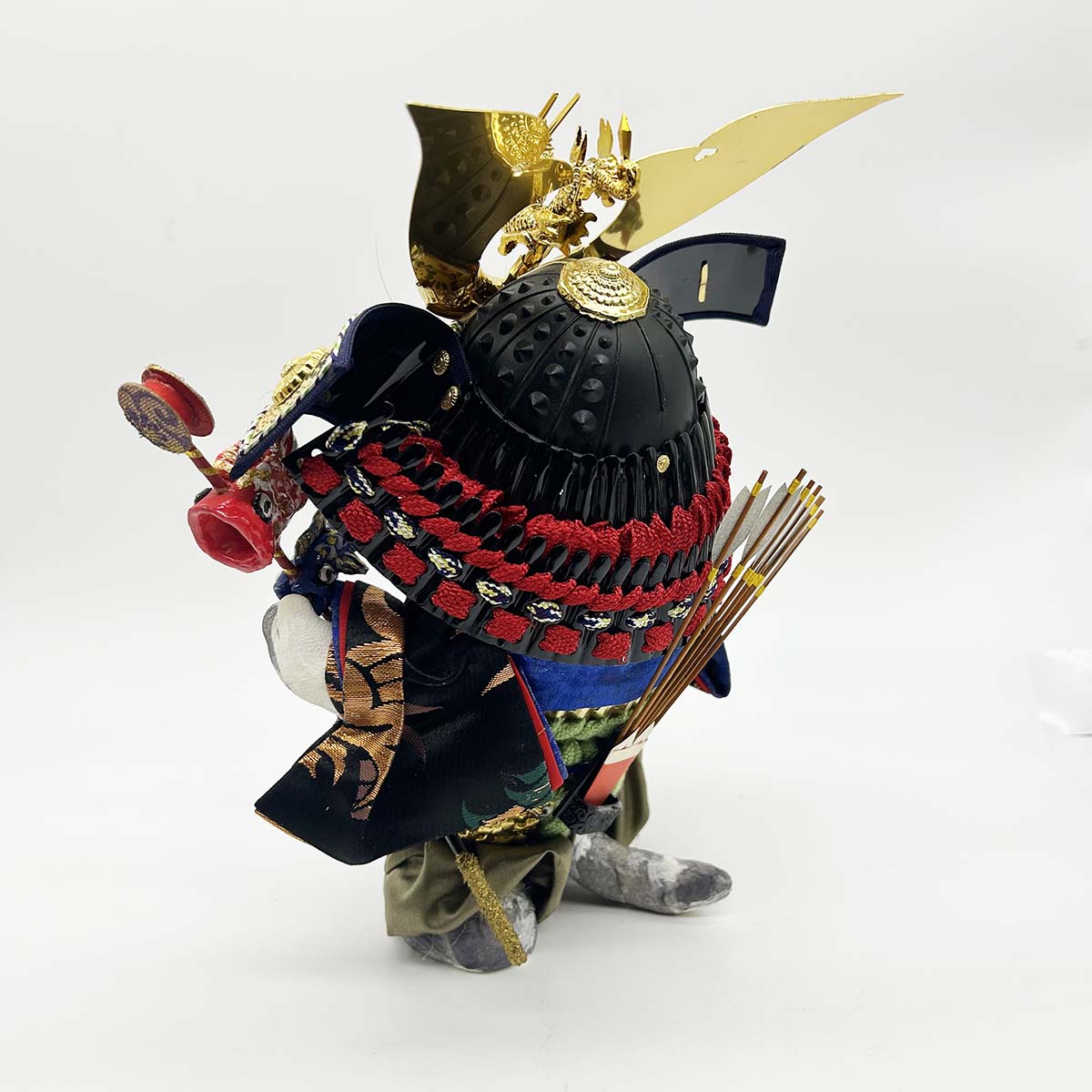 創作猫人形 五月の若武者(大)