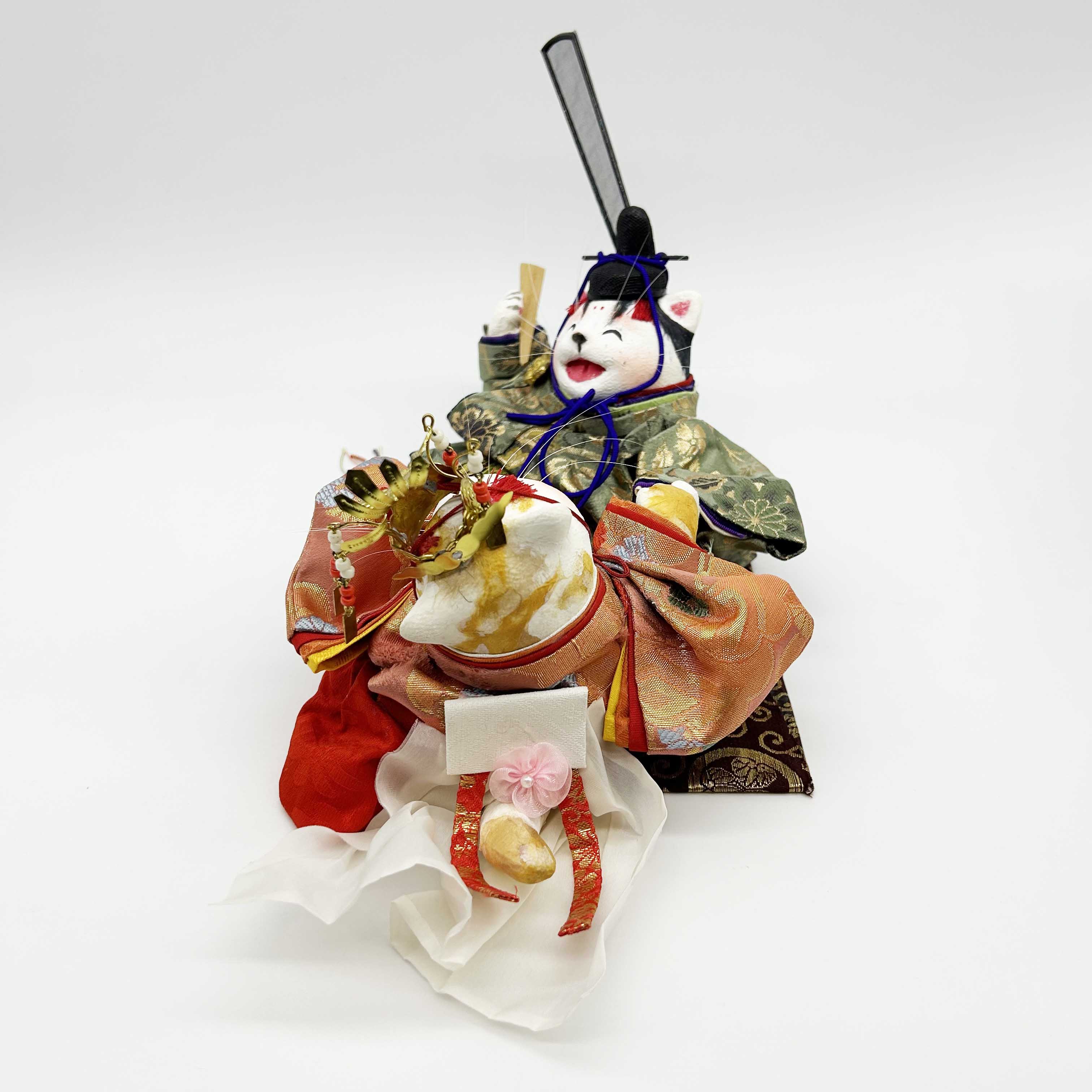 創作猫人形 招福びな(中) 宝箱