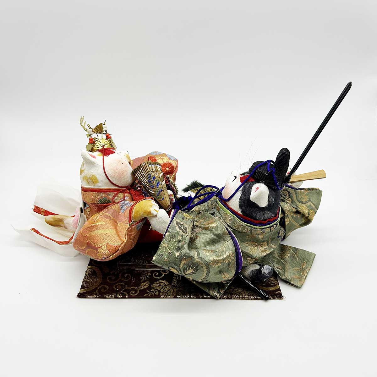 創作猫人形 招福びな(中) 宝箱