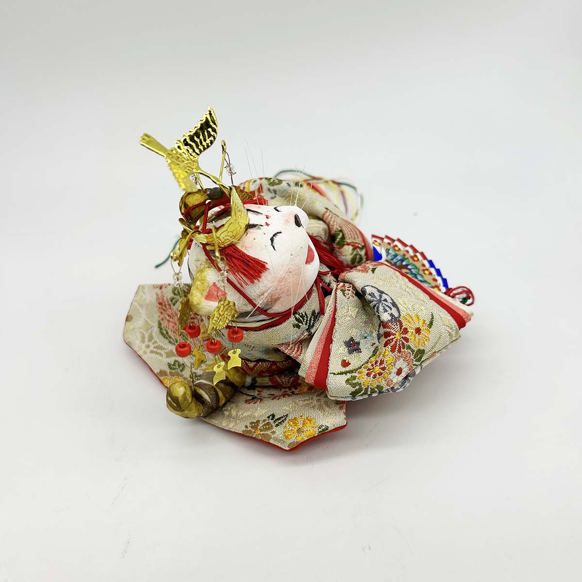 創作猫人形 招福びな(中) 扇