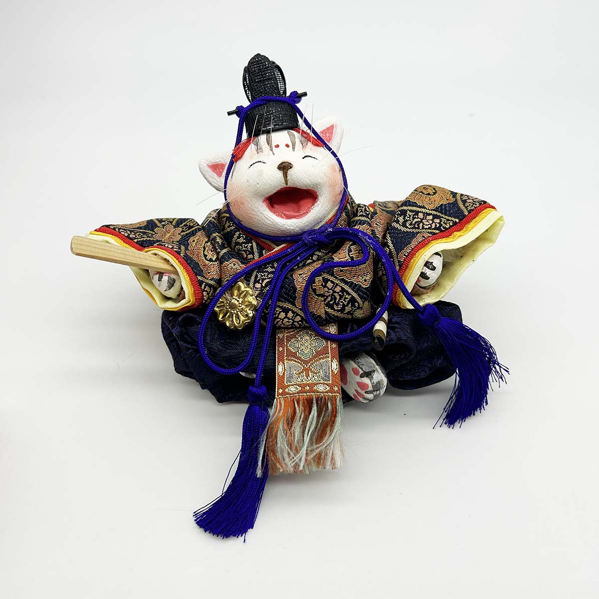 創作猫人形 招福びな(中) 扇