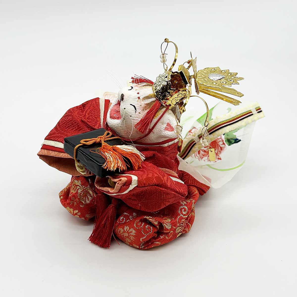 創作猫人形 招福びな(中) 宝箱