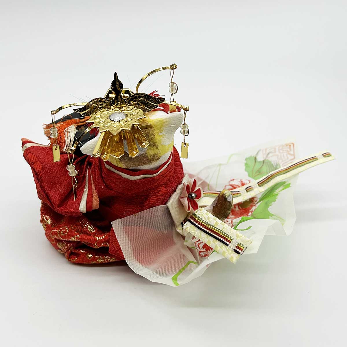 創作猫人形 招福びな(中) 宝箱