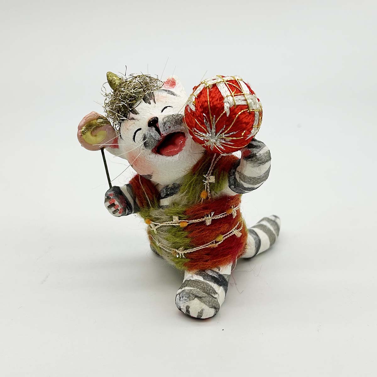 創作猫人形 魔除けの鬼っ子