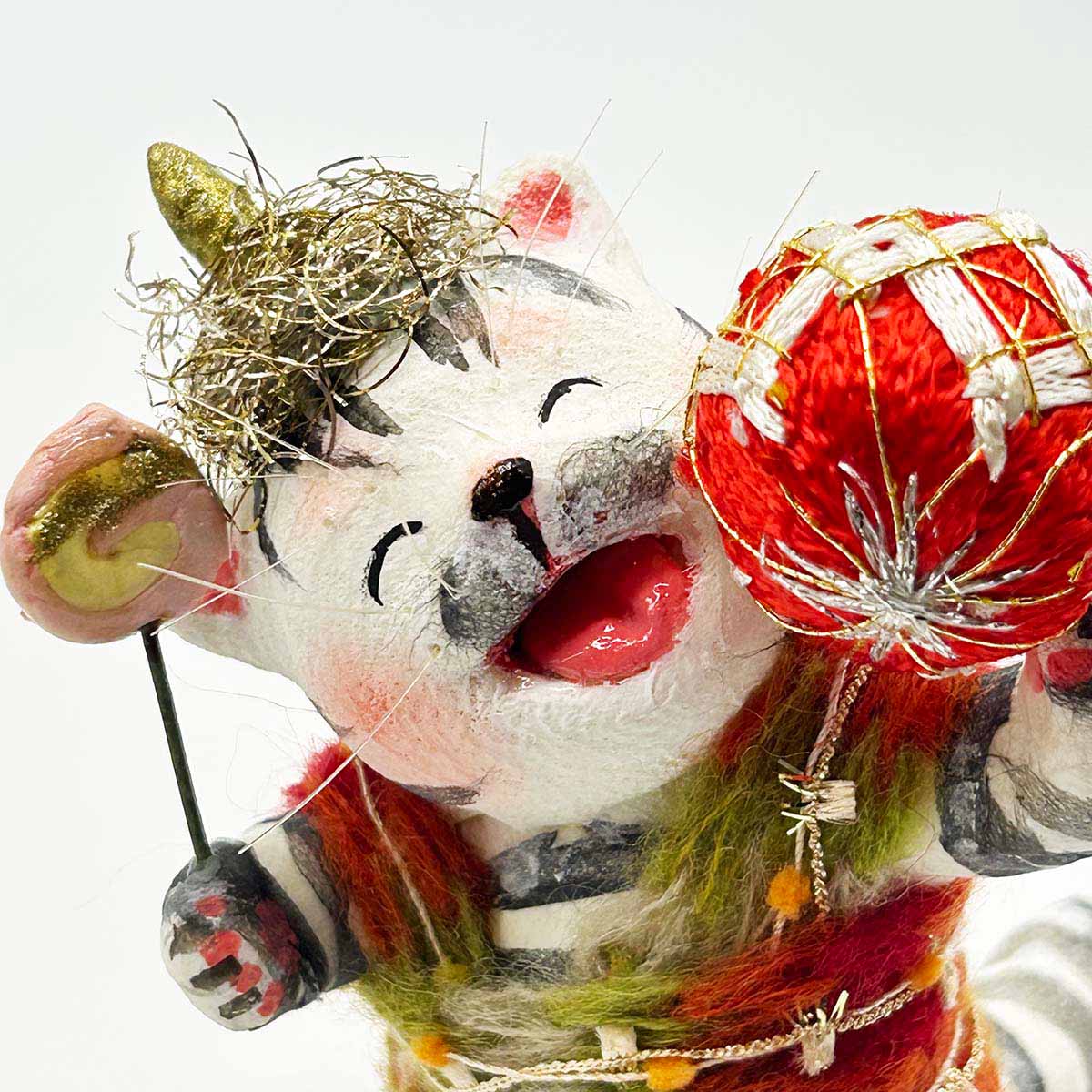 創作猫人形 魔除けの鬼っ子