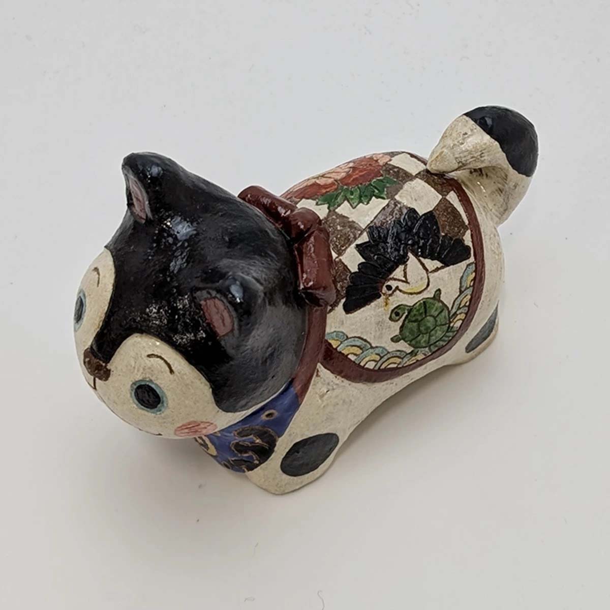 井上翠 信楽焼 陶人形 福犬