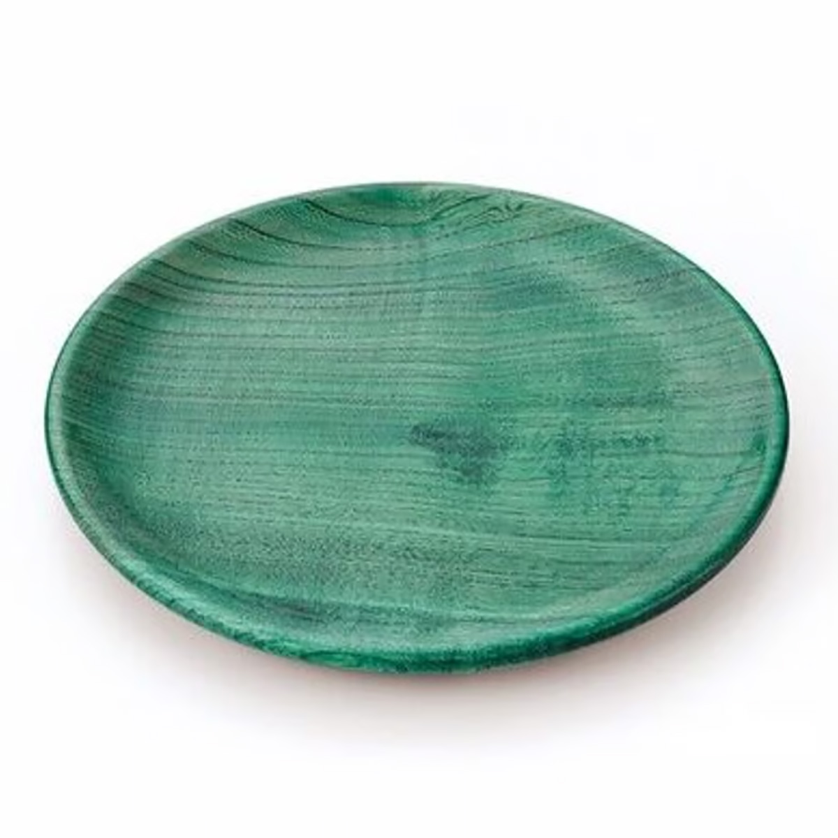 嘉匠菴 栓6.5パン皿 Colorful グリーン