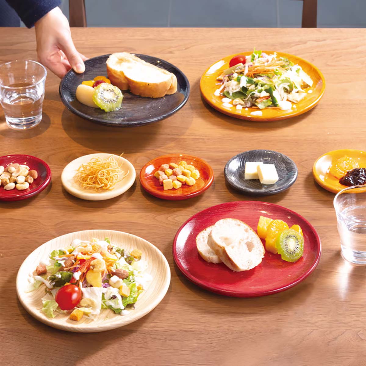 嘉匠菴 栓3.5豆皿 Colorful サンプル