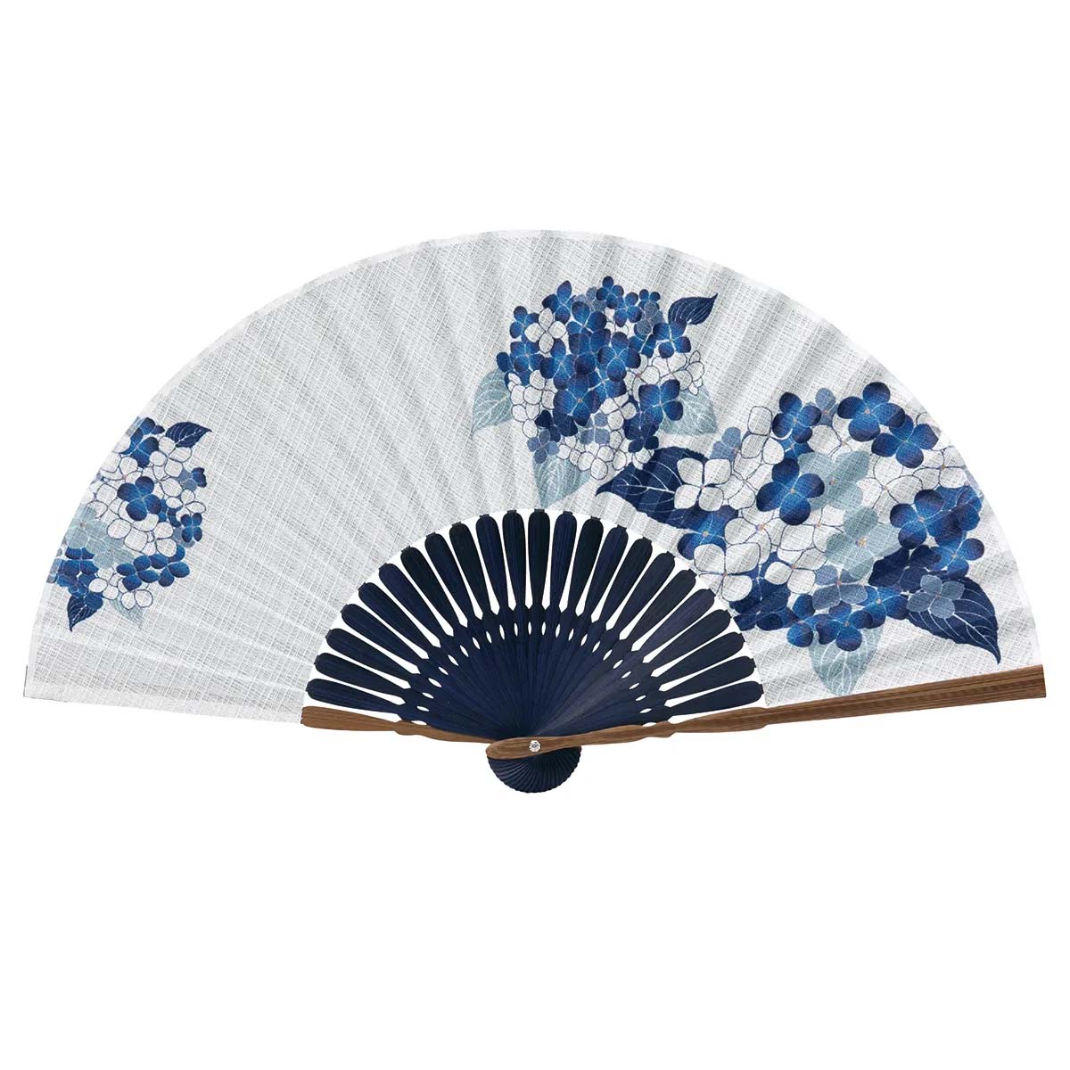 山二 京扇子 藍花 紫陽花 セット