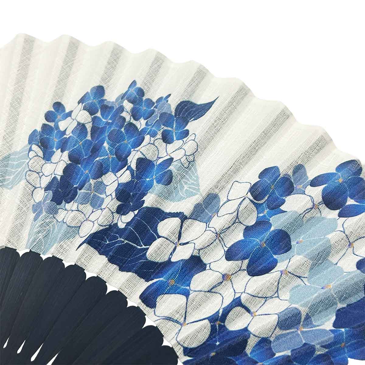 山二 京扇子 藍花 紫陽花 セット