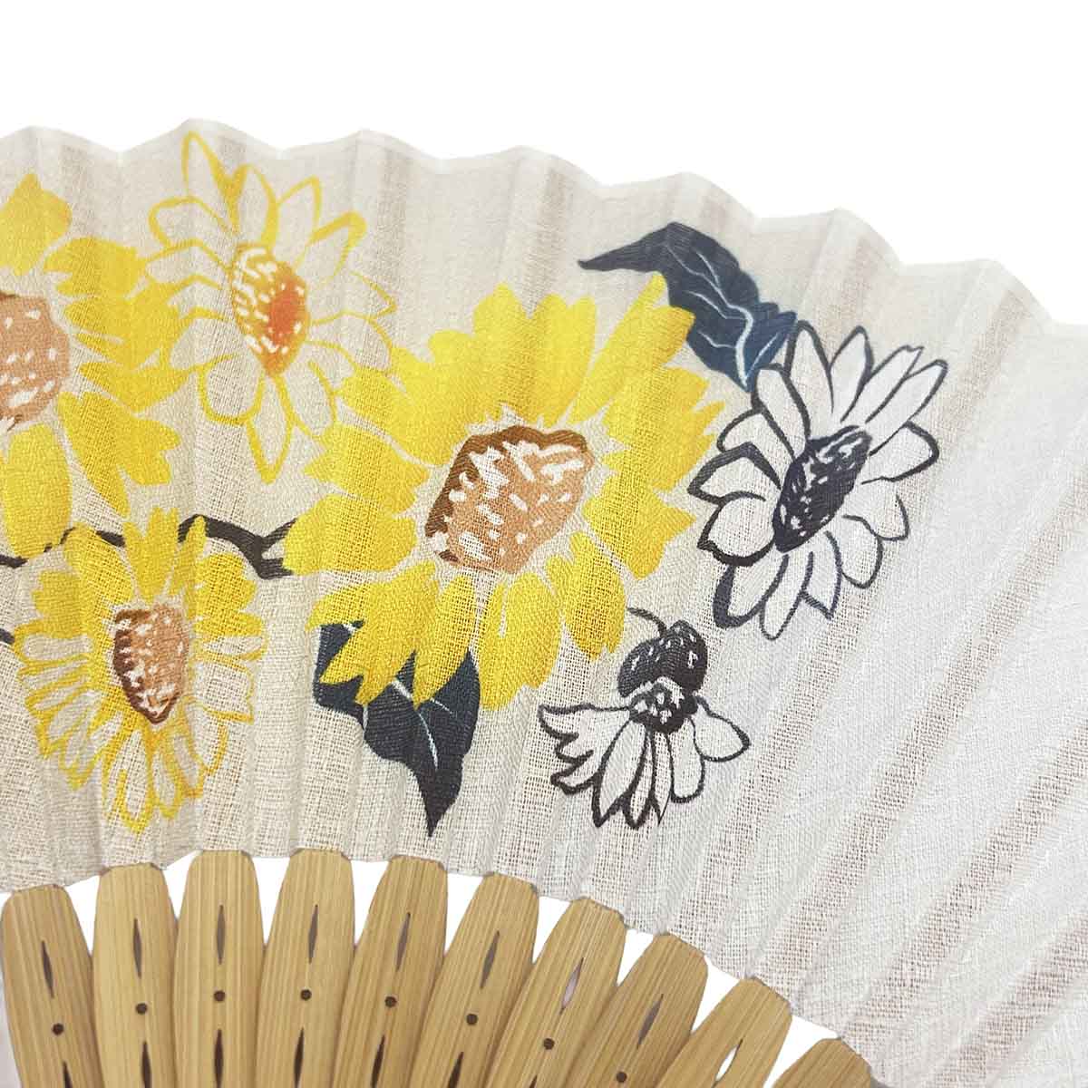 山二 京扇子 ほの花 ヒマワリ セット