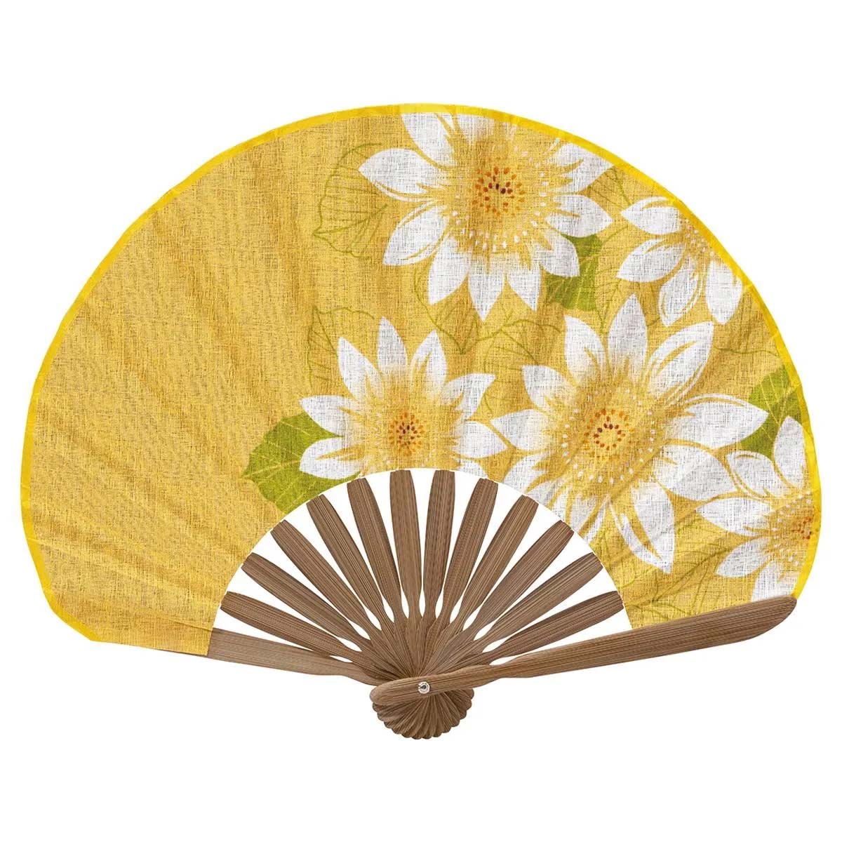 山二 京扇子 ひまわり イエロー セット