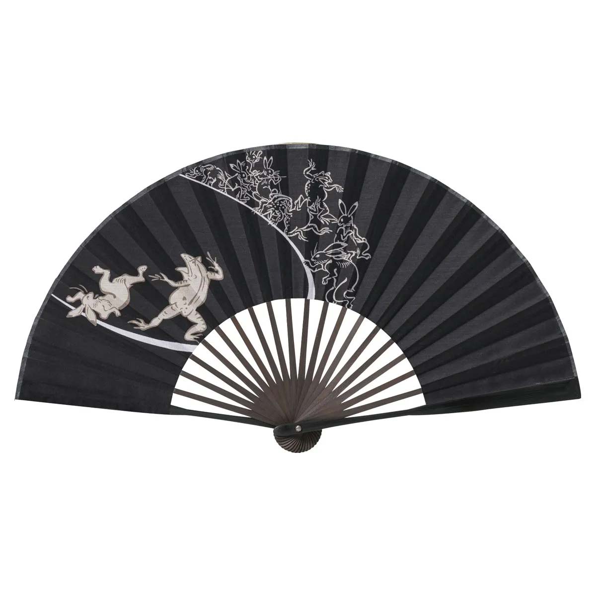 山二 京扇子 和遊 黒 セット