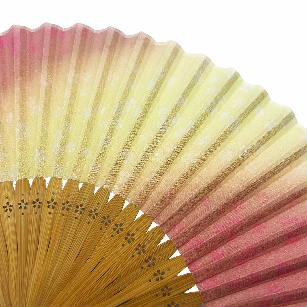 山二 京扇子 小桜 ピンク セット