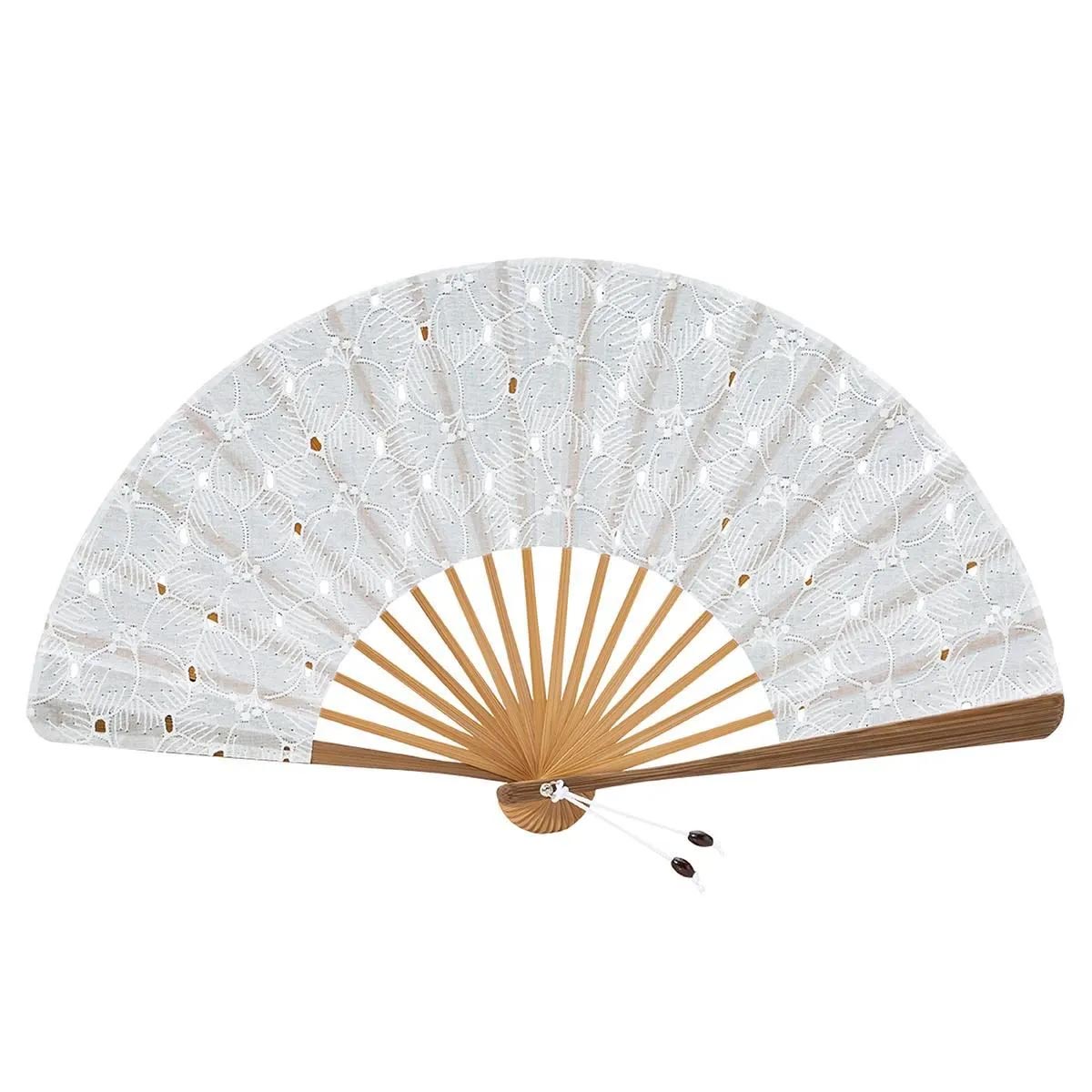 山二 京扇子 ブランカ 白 セット