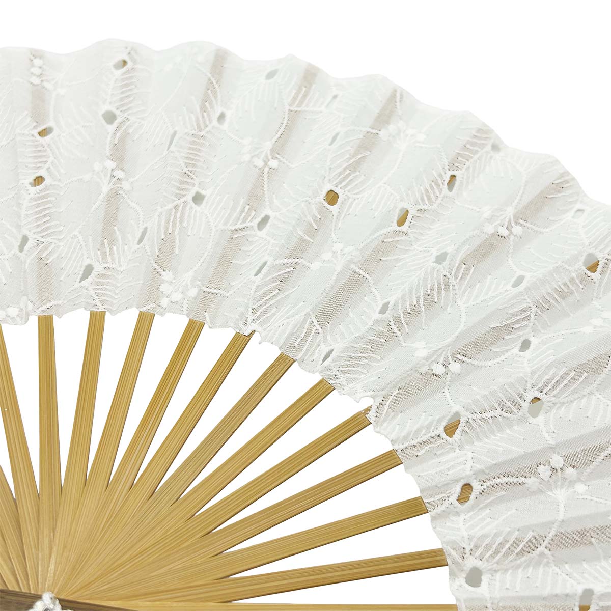 山二 京扇子 ブランカ 白 セット