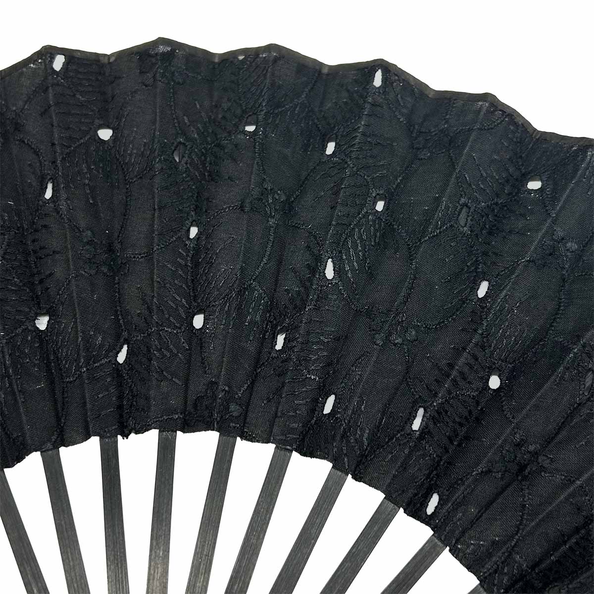 山二 京扇子 ブランカ 黒 セット
