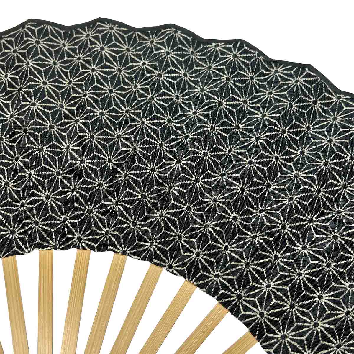 山二 京扇子 ちりめん模様 麻の葉 セット