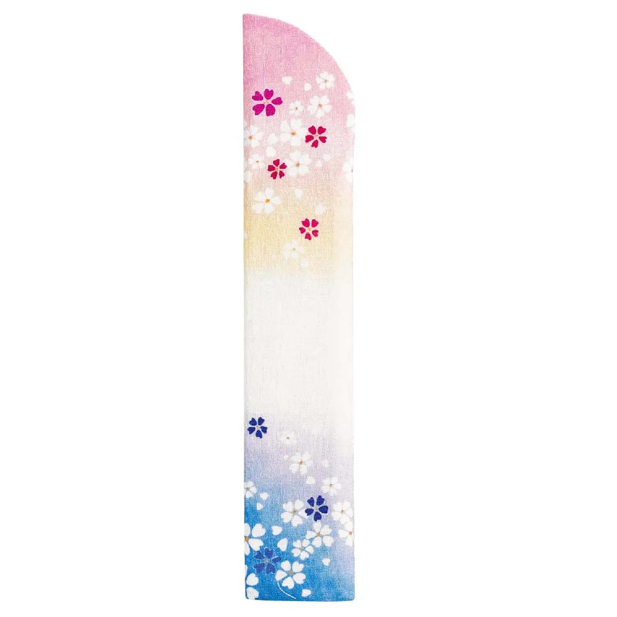 山二 京扇子 桜ぼかし ブルー セット
