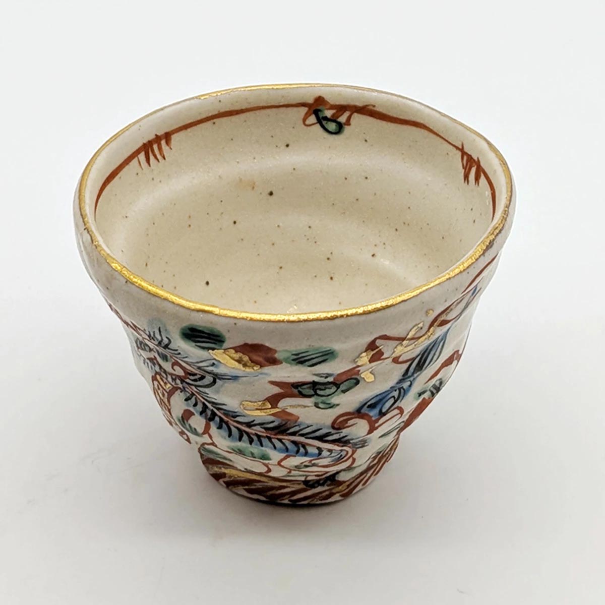 ろくべい湯呑 麒麟紋