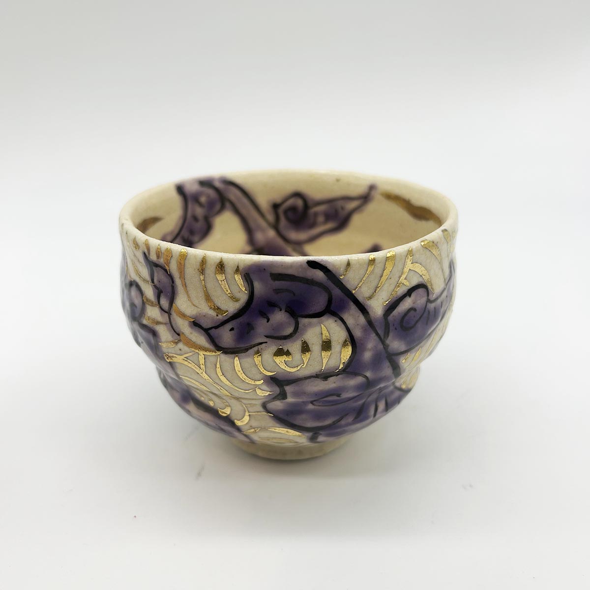 和田一人作　丸碗 なんちゃって大和紋　�@