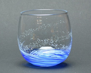 琉球ガラス やんばるガラス工芸 ガラス製花瓶 - 花瓶