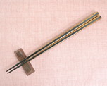 木曽塗箸　欅(玉杢)