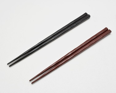 鎌倉彫箸　乾口　刀痕