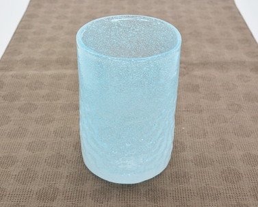 琉球ガラス　泡デコボコグラス 大
