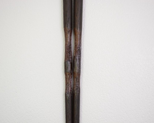 大黒屋江戸木箸　つくし彫り　鉄木3