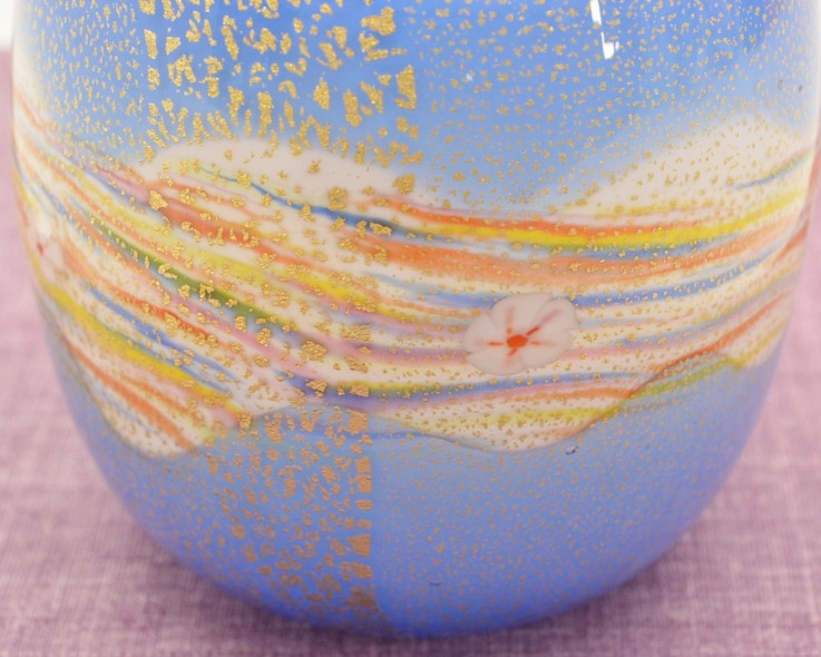 金彩煌華　タルグラス　表面の拡大図