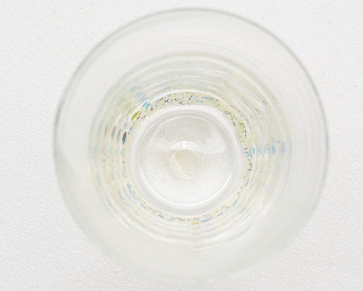 Kim　Glass　Design　小樽ガラス　タンブラー・lino　内側全体です
