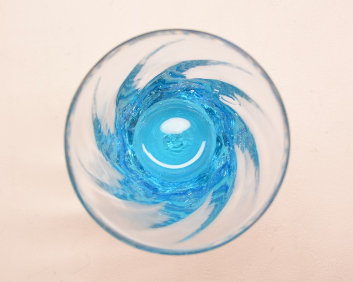 仲本庄吾作(PGO glass art okinawa)　琉球ガラス　海の音グラス