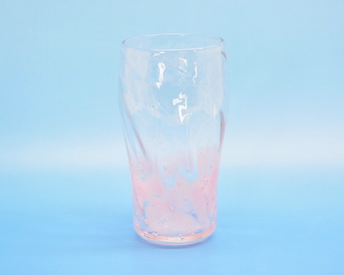 仲本庄吾作(PGO glass art okinawa)　琉球ガラス　海の音タンブラー