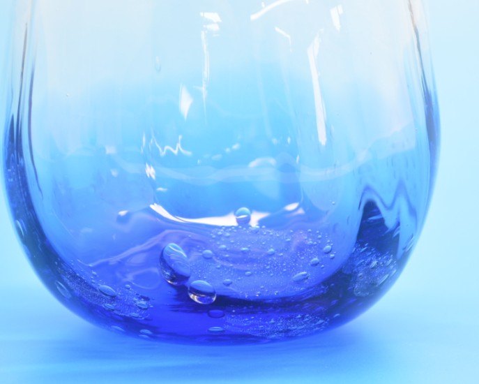 仲本庄吾作(PGO glaas art okinawa)　琉球ガラス　海の音タルグラス