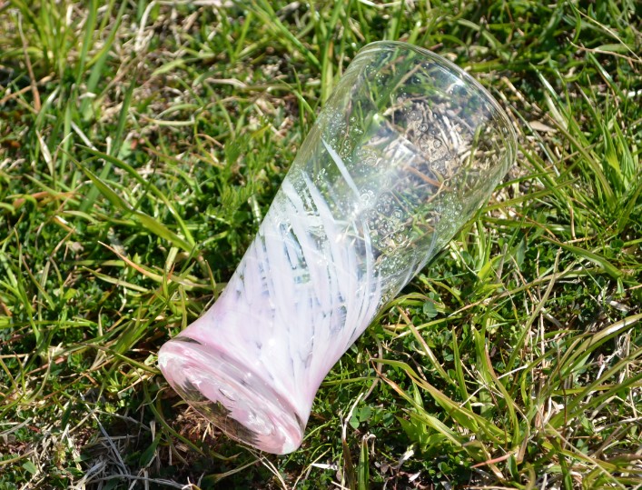 琉球ガラス　海蛍アイスロンググラス