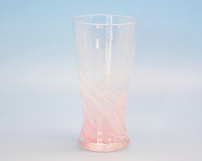 琉球ガラス　海蛍アイスロンググラス