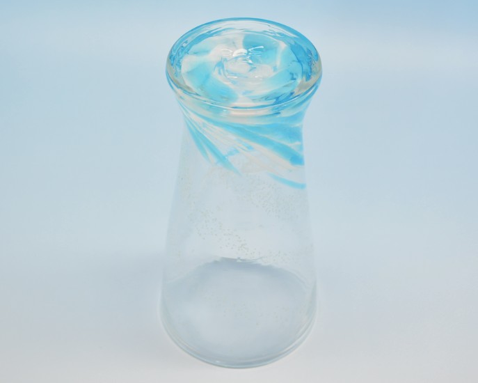 琉球ガラス　海蛍アイスロンググラス