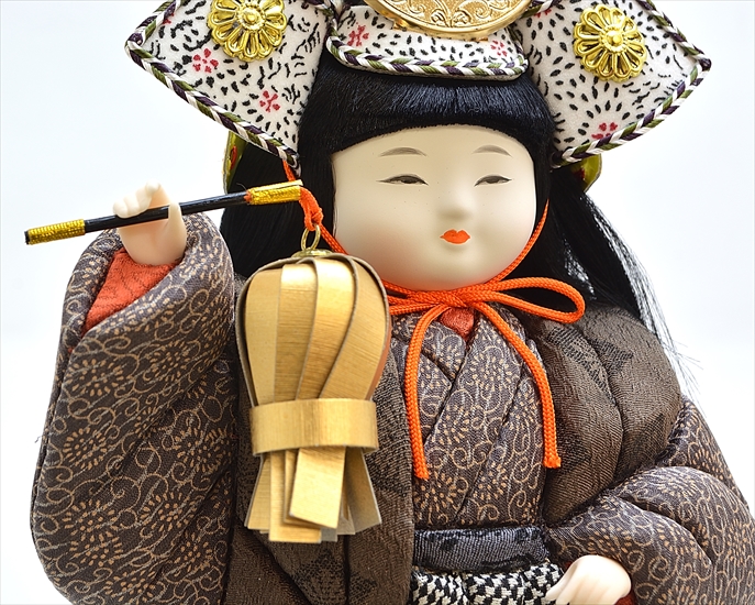 京都くろちく　端午木目込人形　出陣　上半身