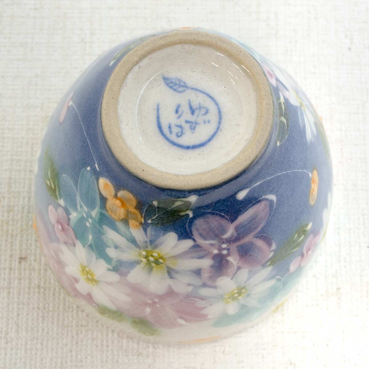 工房ゆずりは 湯呑 本体のみ 薄紫系 花柄☆保管品⑧ | www.wedea.com.br - 食器