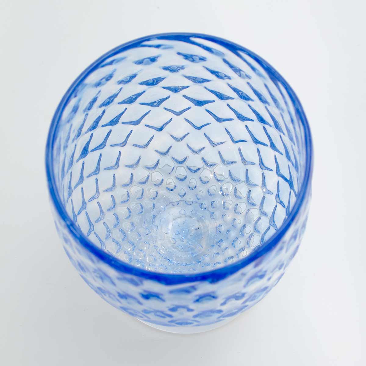 富山ガラス フリーカップ ブルー2