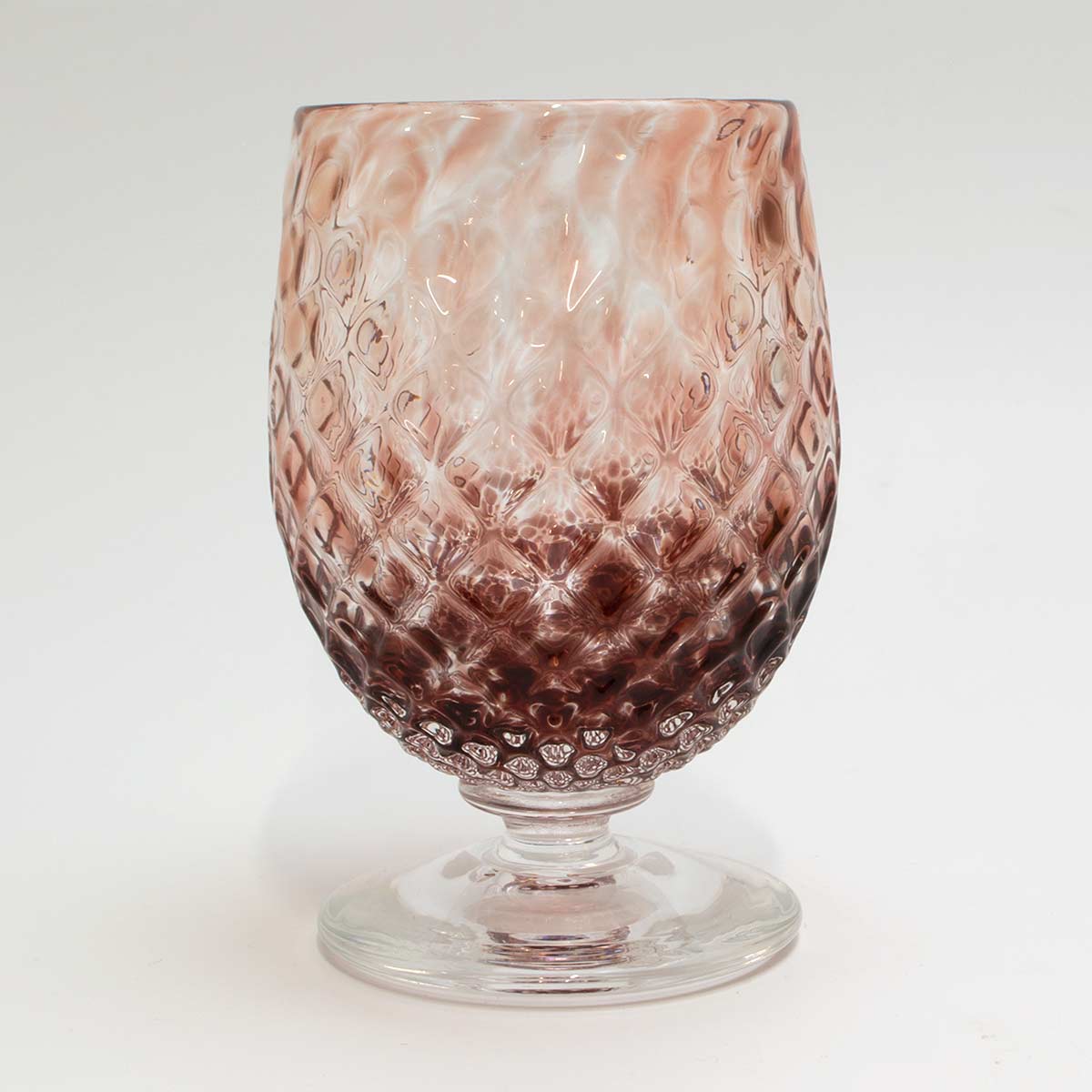富山ガラス フリーカップ ワインレッド1
