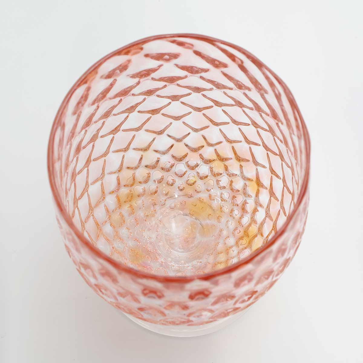 富山ガラス フリーカップ オレンジ 2